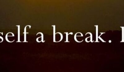 Give Yourself a break. Dissociate!