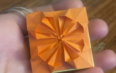 Os enfeites de Origami